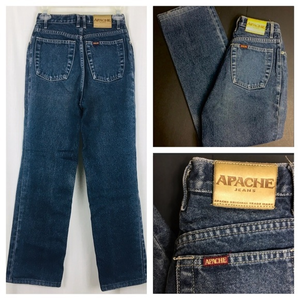 APACHE JEANS Jeans Straight‎ Leg High Waist